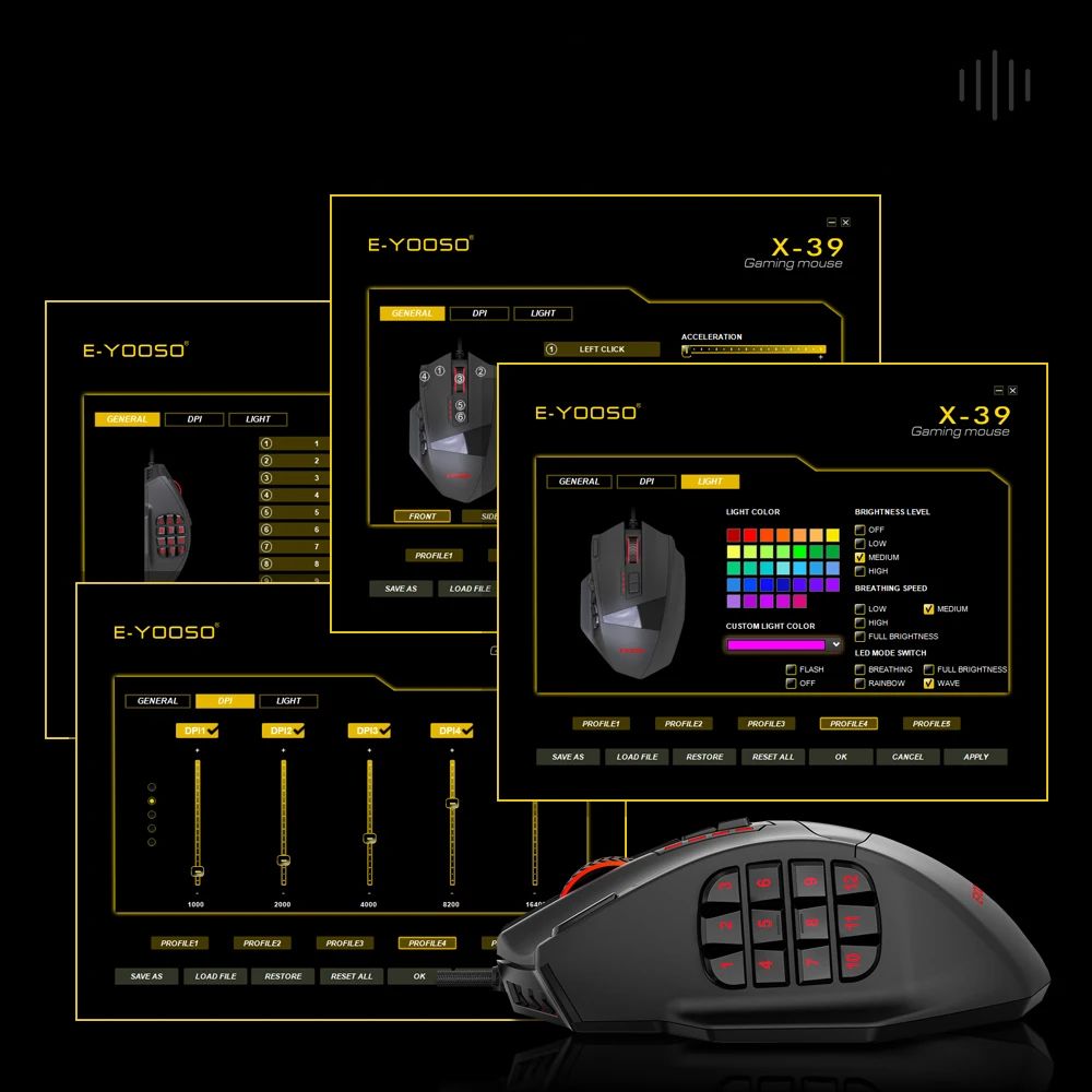 Logiciel Gaming programmable RGB