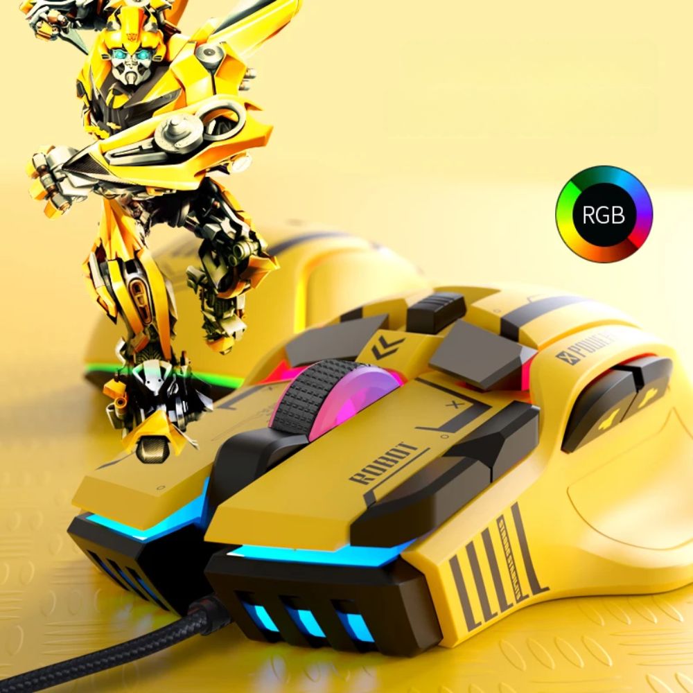 Souris_Gaming_Mecha_Jaune