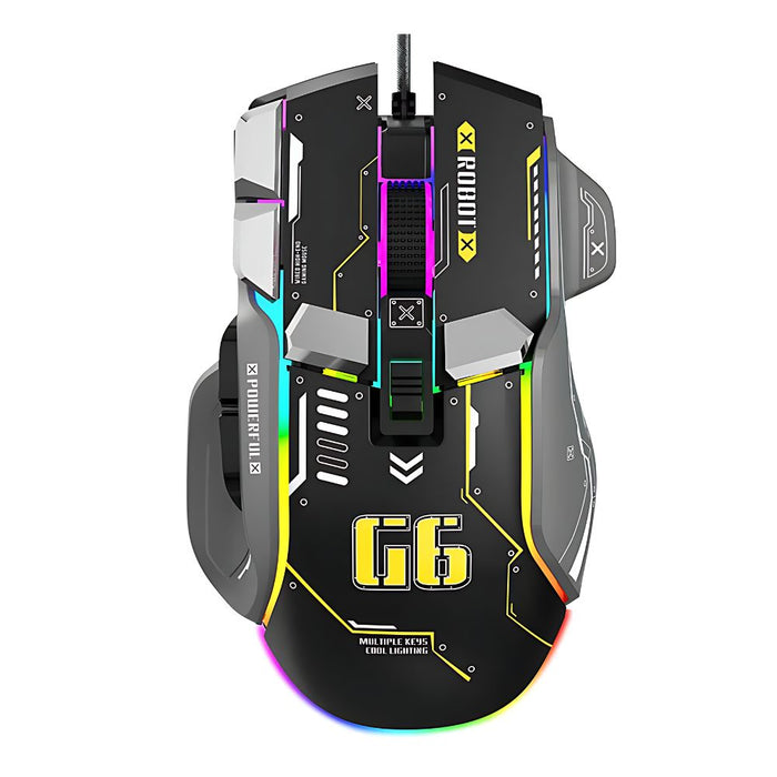 Ten buttons and four polling rates — Mecha Gaming Mouse – Performance and Custom Style