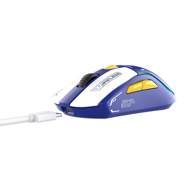 Was sie am besten kann: Akkulaufzeit und Ladestation — Dareu A950 Kabellose Gaming-Maus – Präzision und Akkulaufzeit