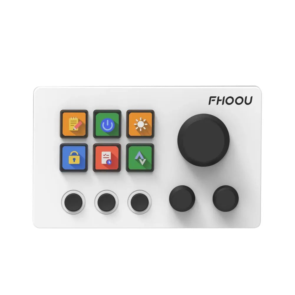 Stream Deck Mirabox de couleur blanc