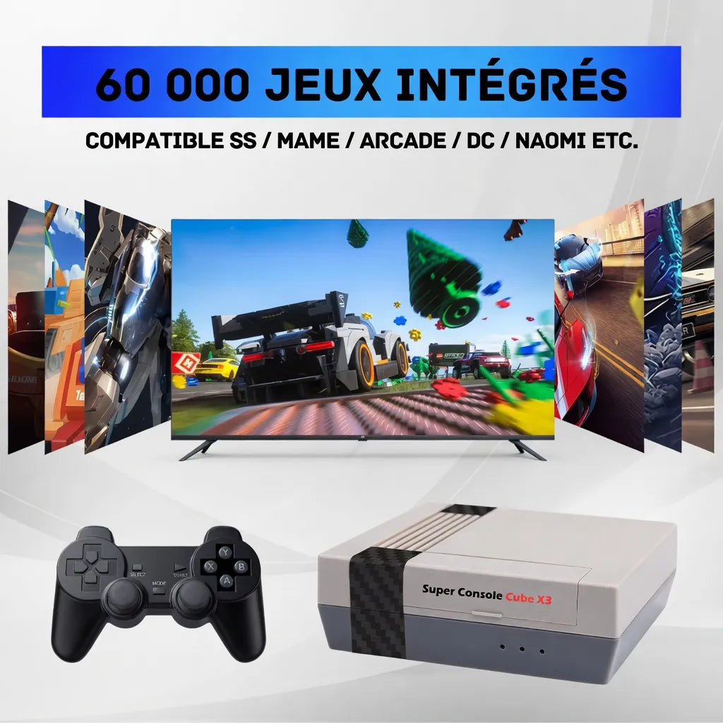 Super Console Cube X3 2024 : 60 000 Jeux Rétro en 4K