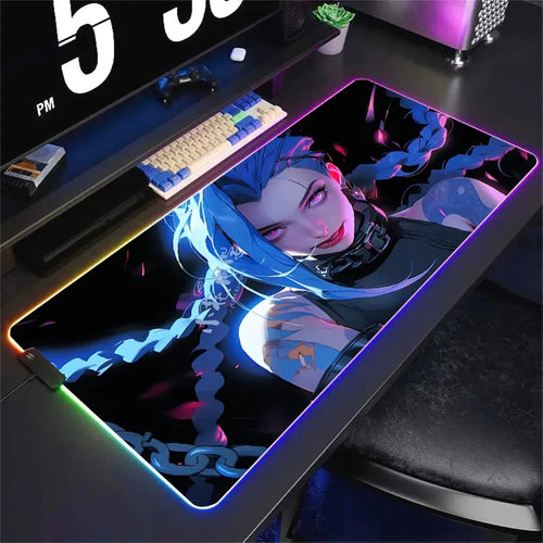 XXL RGB Jinx Arcane Mouse Pad 