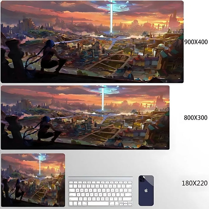 Jinx, Lux, Yasuo or Ashe — XXL League of Legends Mouse Pad - Comfort &amp; Performance
