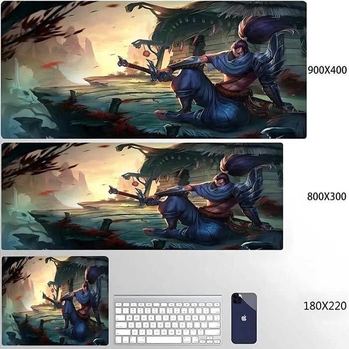 Seven sizes, reinforced edges — XXL League of Legends Mouse Pad - Comfort &amp; Performance