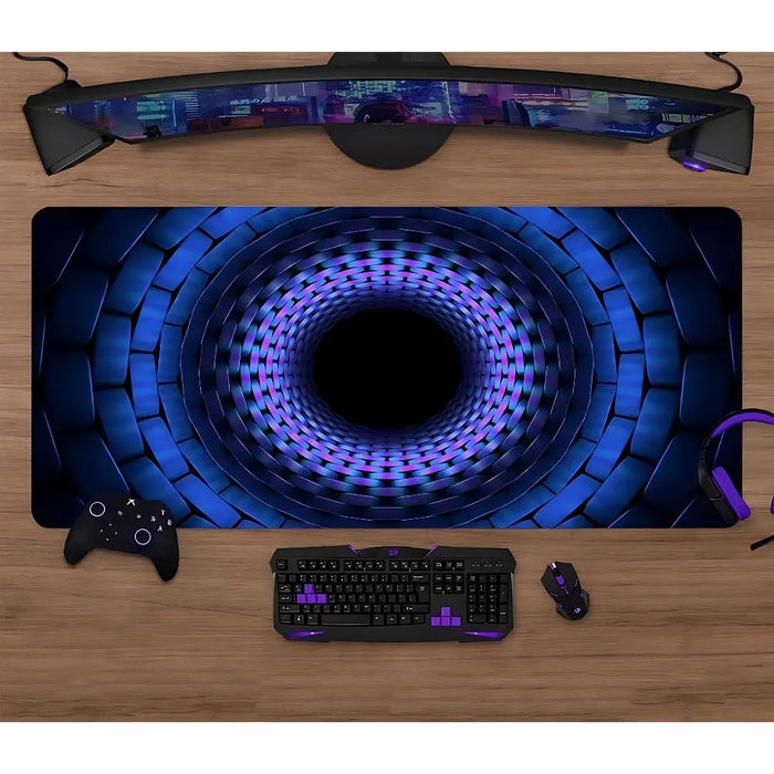 Was es nicht kann — XXL Mauspad mit Lichteffekt-Design - für Gamer