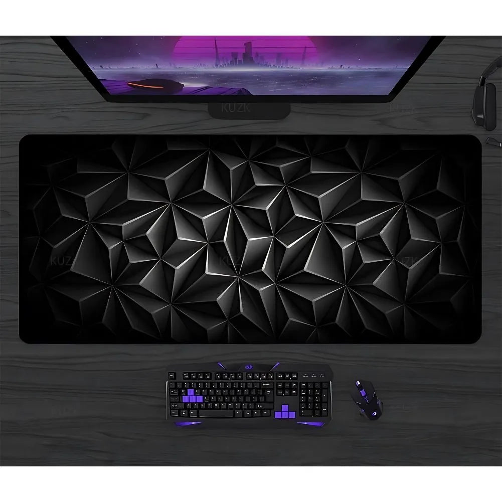 Tapis de souris XXL Effet Lumiere Noir