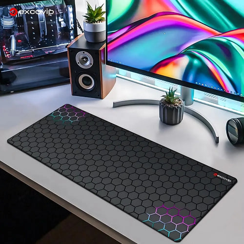 XXL Black Mouse Pad - Gaming Comfort 