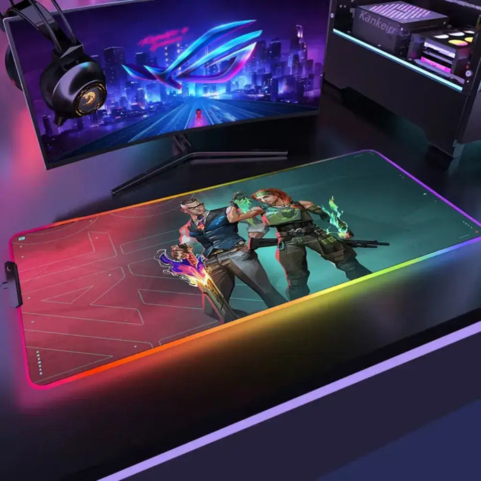 Die Oberfläche: glatt, 3 mm — Synchronisierte Präzision und Stabilität – Gaming-Mauspad Valorant