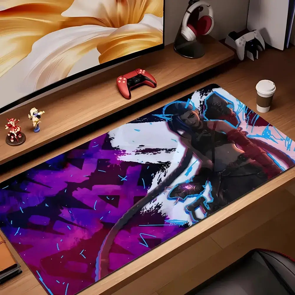 Design Arcane violet – Tapis de souris XXL Jinx Powder