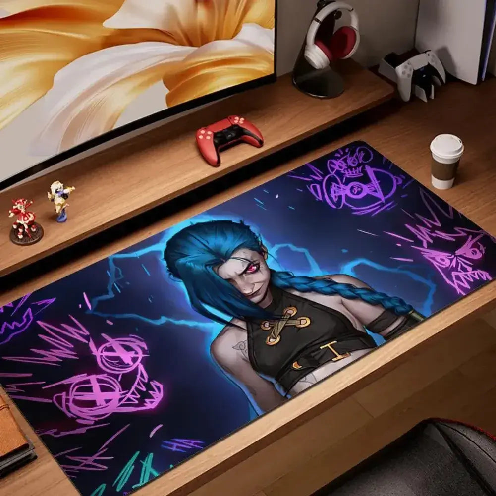 Design Jinx explosif – Tapis de souris XXL gamer