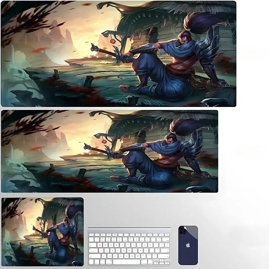 Tapis de souris XXL League of Legends, tapis gamer grand format, visuel 3