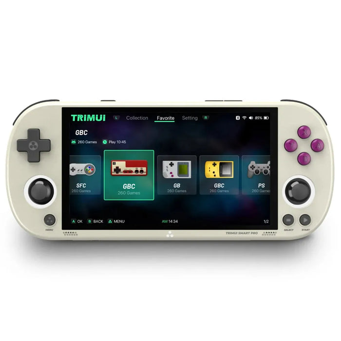 720p-Display, das Retro-Gaming aufwertet. — Trimui Smart Pro