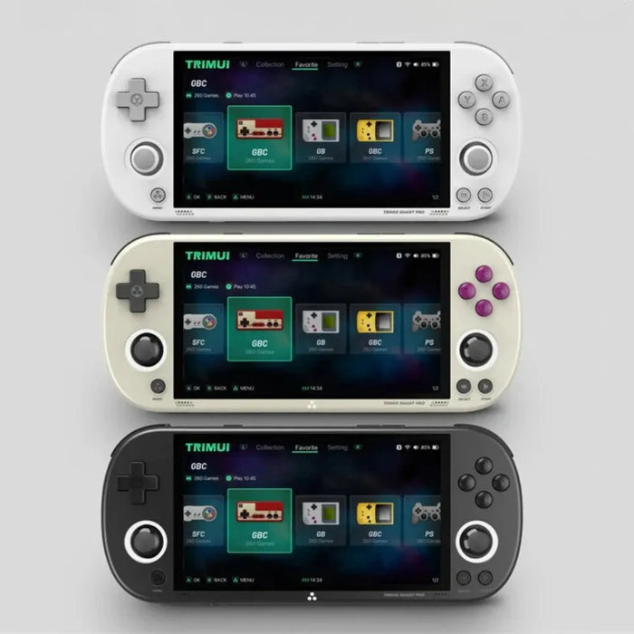 Kontrollierte Leistung, mobiles Format — Trimui Smart Pro