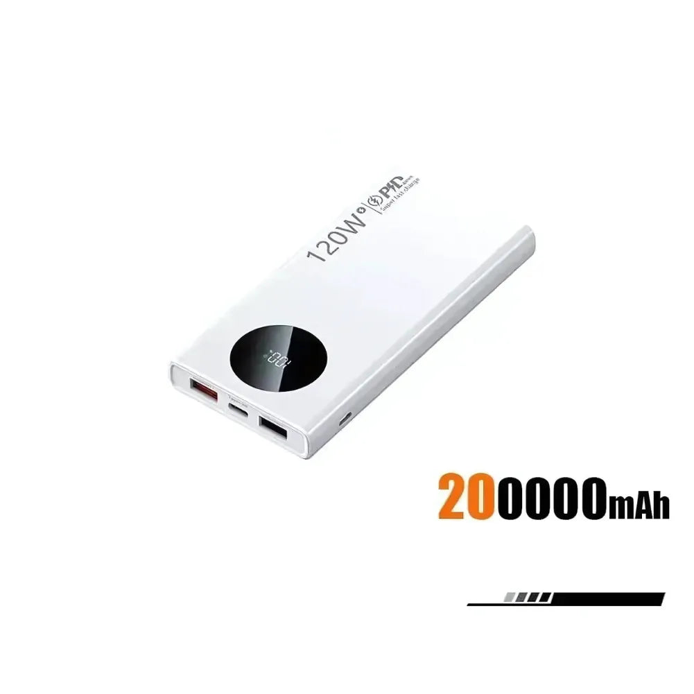 VIVO Power Bank 120W — Batterie externe USB-C Puissante avec capacité de 20000mAh et affichage de charge.