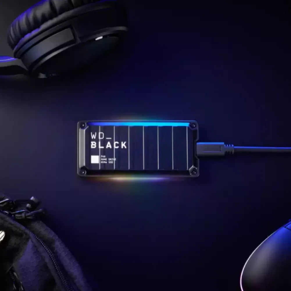 WD_BLACK P40 – SSD portable RGB 2000 Mo/s (1–2 To)