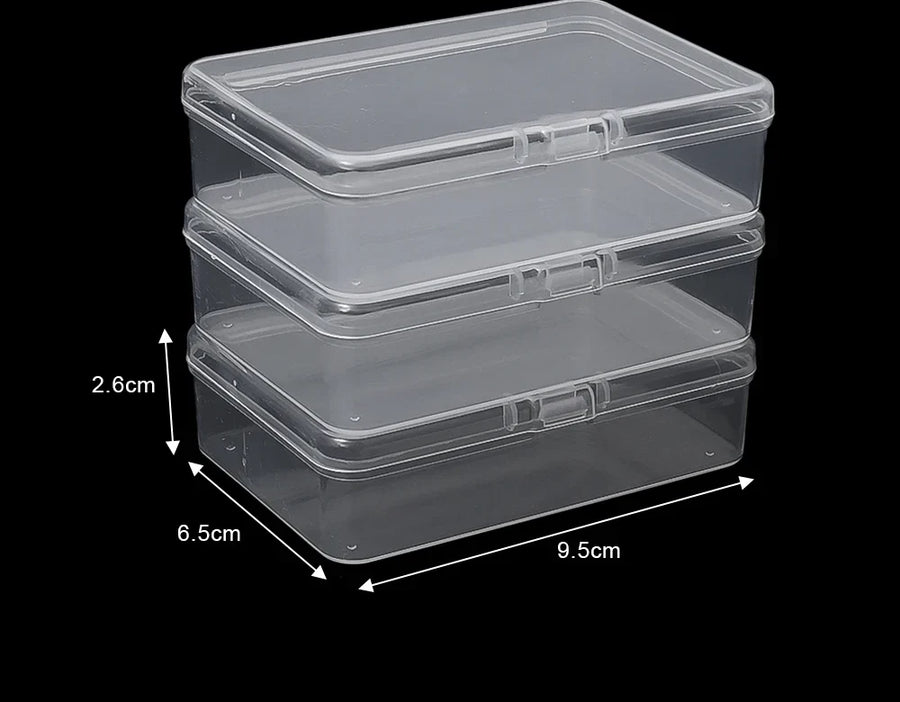 Boîtier de rangement transparent en plastique pour cartes à jouer et cartes à collectionner — visuel 4