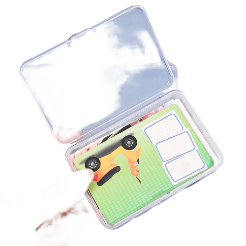 Transparente Aufbewahrungsboxen für Spielkarten — 3er- oder 10er-Set