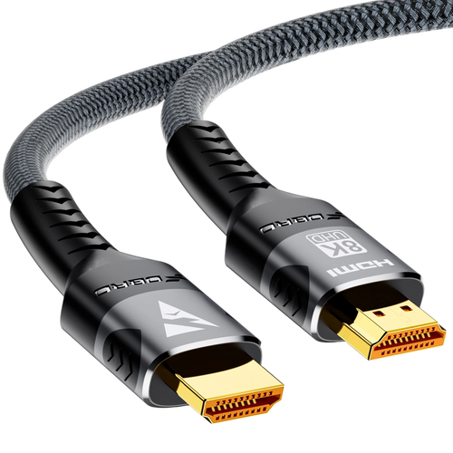 Geflochtenes HDMI-2.1-Kabel 48 Gbit/s — 4K 120 Hz, 8K 60 Hz, 1 bis 3 m