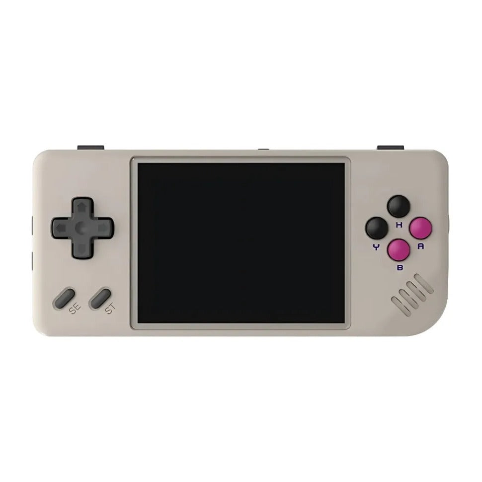 Console Anbernic RG28XX grise vue de face