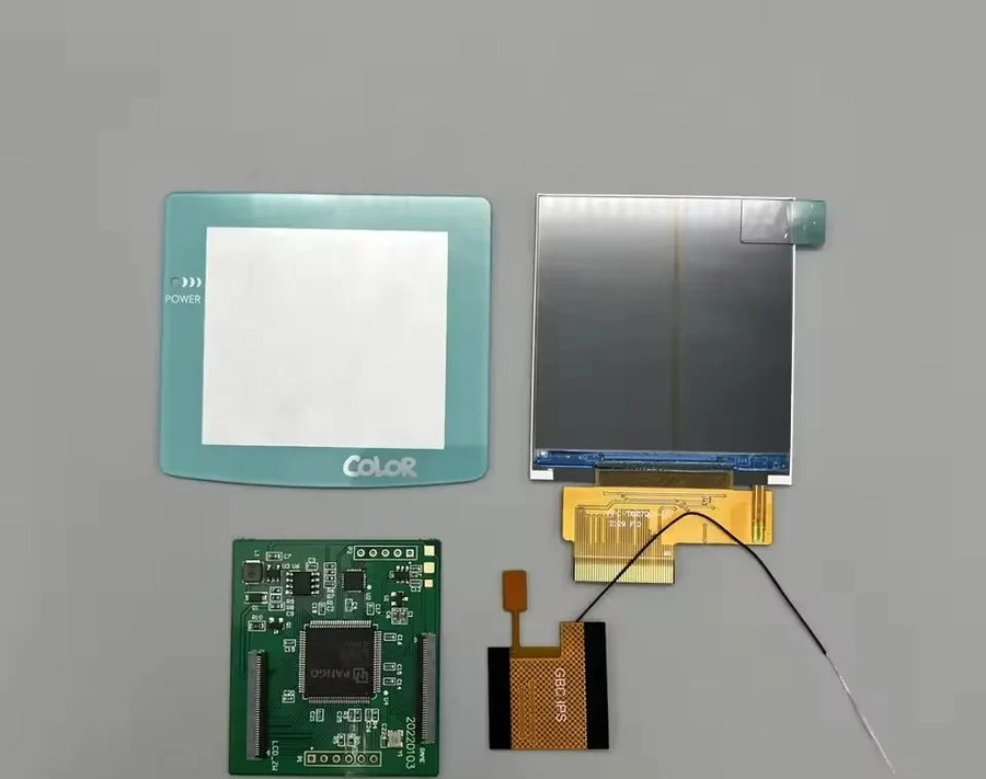 Écran IPS 2,6 pouces de remplacement pour Game Boy Color, avec nappe de connexion et vitre de protection — visuel 5