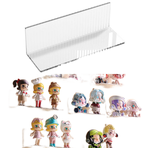 Selbstklebendes Acryl-Wandregal für Figuren — 10 oder 15 cm