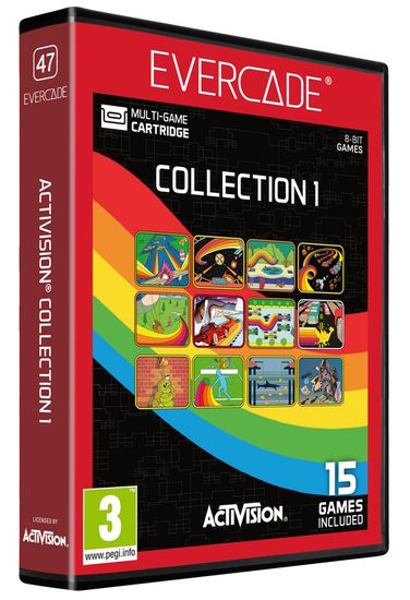 Boîtier de la cartouche Evercade Activision Collection 1