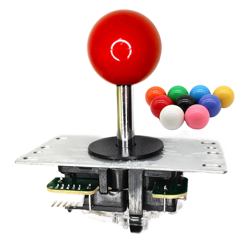 Arcade-Joystick 8 Wege mit quadratischem Gate — 5-Pin-Stecker