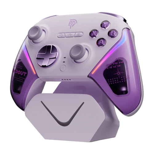 EasySMX D10 Controller Violett: TMR-Sticks, Dock, 1000Hz