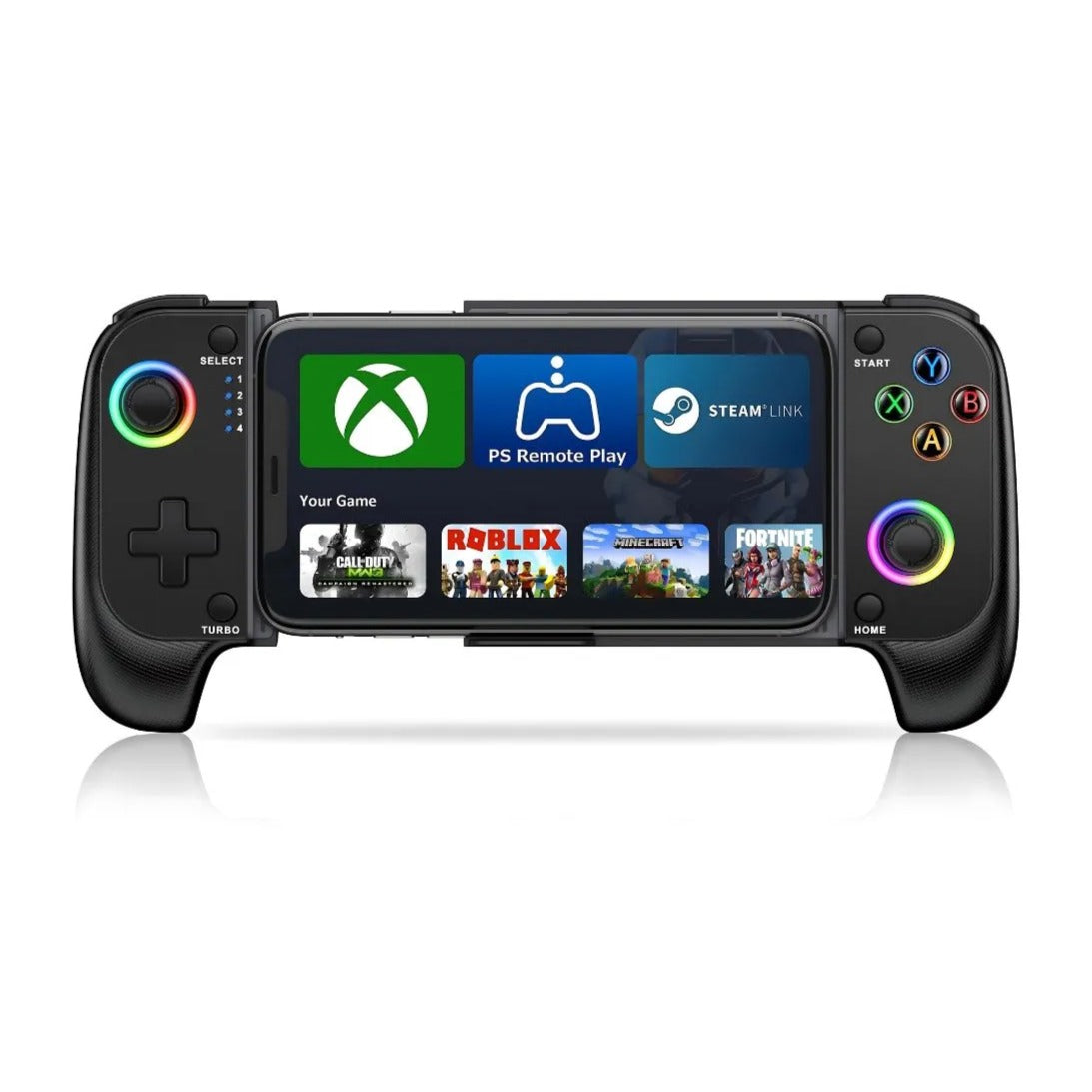 Manette Gamer Android de couleur noir