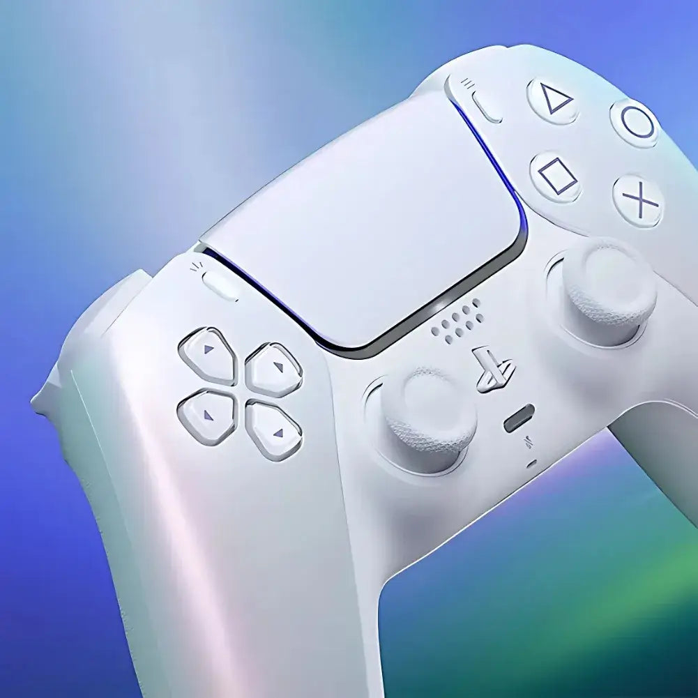 Vue de face de la manette PS5 DualSense™ Chroma Pearl