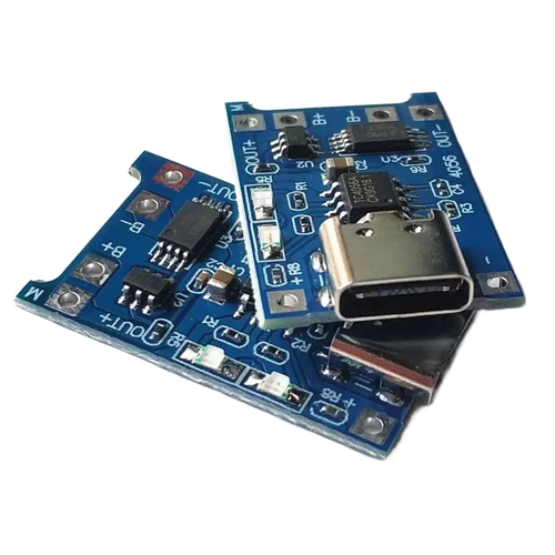 TP4056-Lademodul für 1S-Lithium-Akkus — USB-C, Micro oder Mini