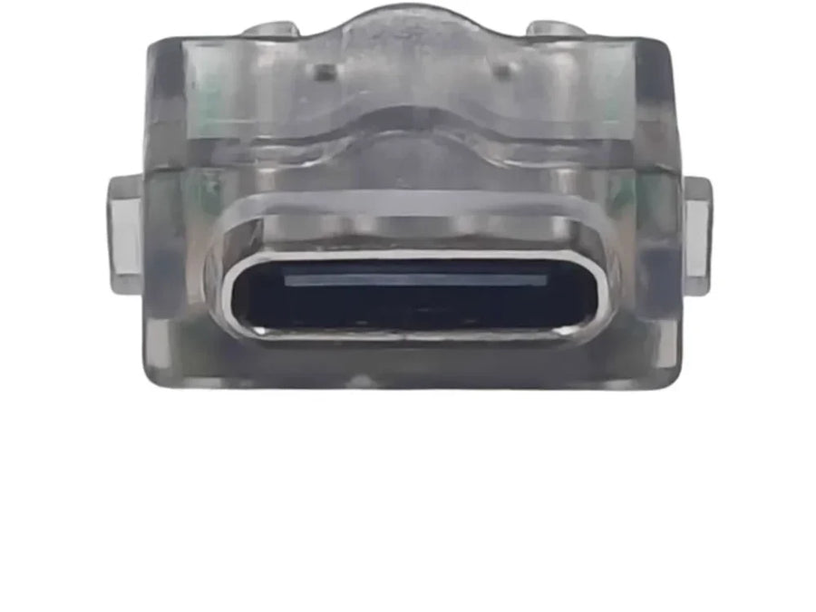 Module de port de charge USB-C pour Game Boy Advance SP — Transparent black