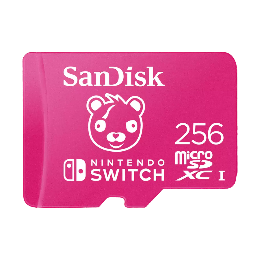 SanDisk microSDXC Fortnite 128 Go pour Nintendo Switch carte microSD rose 256 Go pour Nintendo Switch.