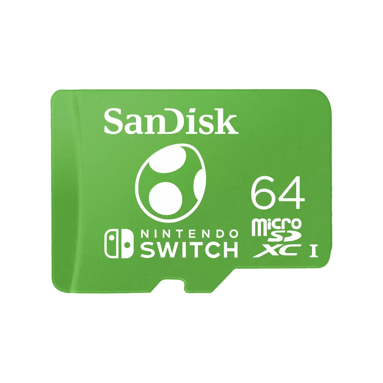 Cartes microSDXC sous licence Nintendo® pour Nintendo Switch™ - Carte SanDisk verte 64 Go.
