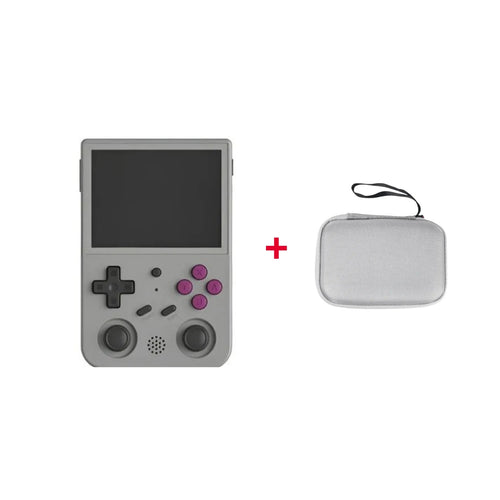 Bundle Anbernic RG353VS grau + Schutztasche — Kundenrückläufer, 128-GB-microSD-Karte inklusive