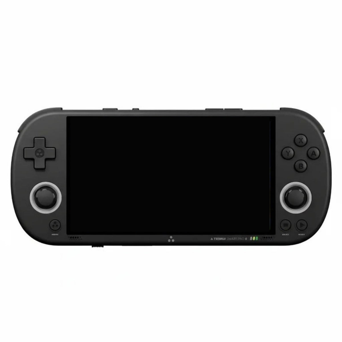 Black TrimUI Smart Pro S console, screen off
