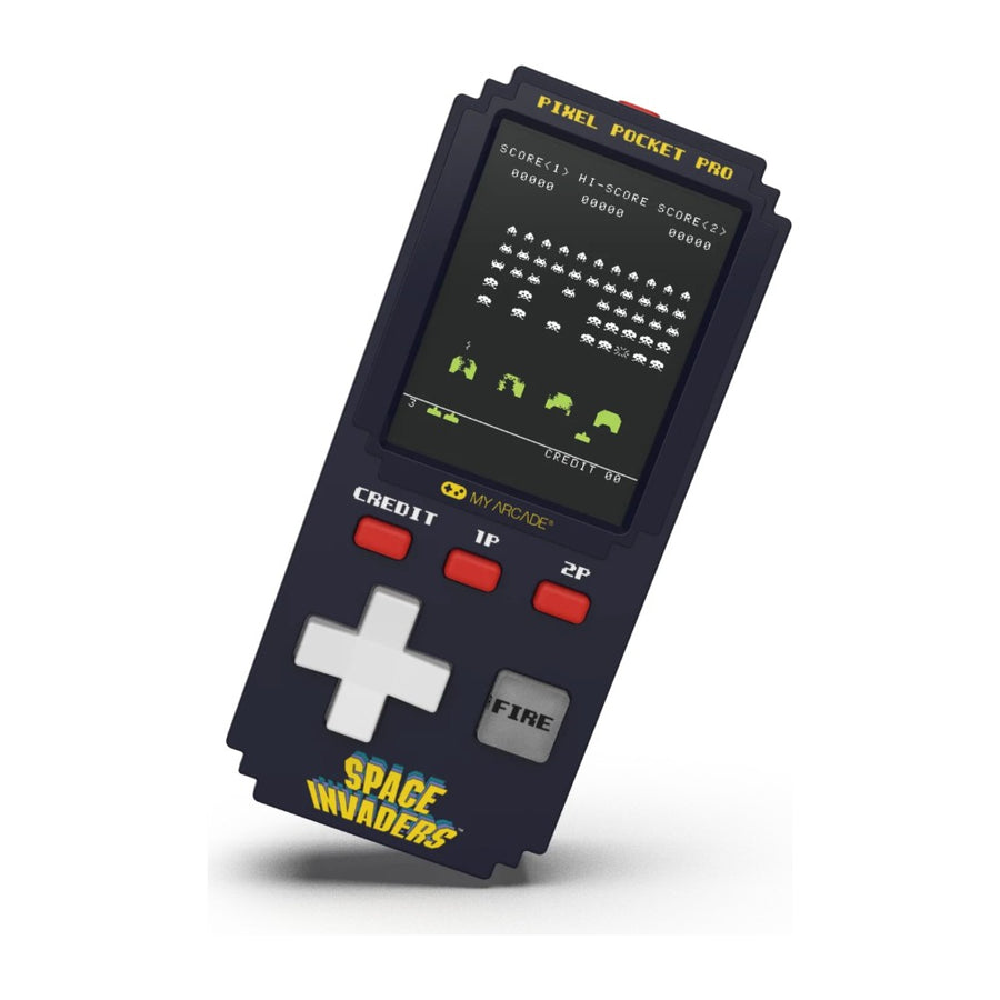 Pixel Pocket Pro My Arcade, console porte-clés à écran 2 pouces, édition Space Invaders