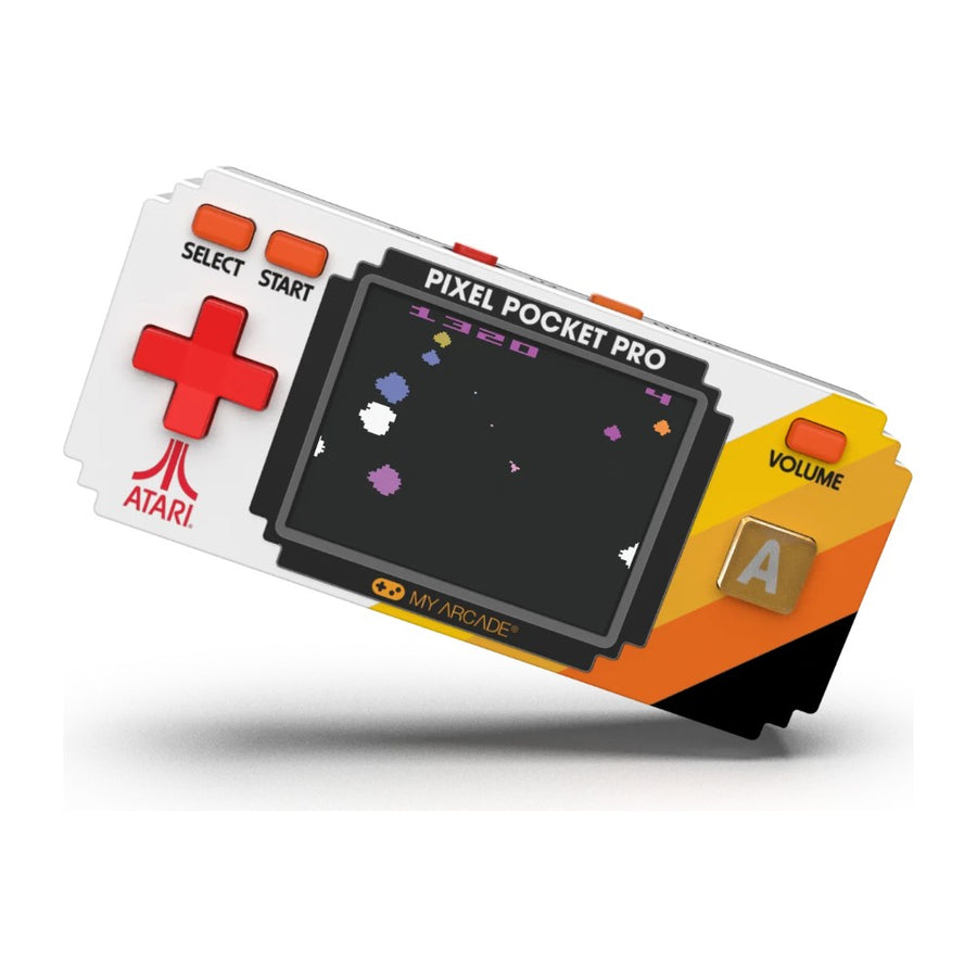 Pixel Pocket Pro My Arcade, console porte-clés à écran 2 pouces, édition Atari · 25 jeux