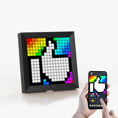 Pixel-Art-Display Divoom Pixoo — 16×16 LED, Uhr und Musikvisualisierer