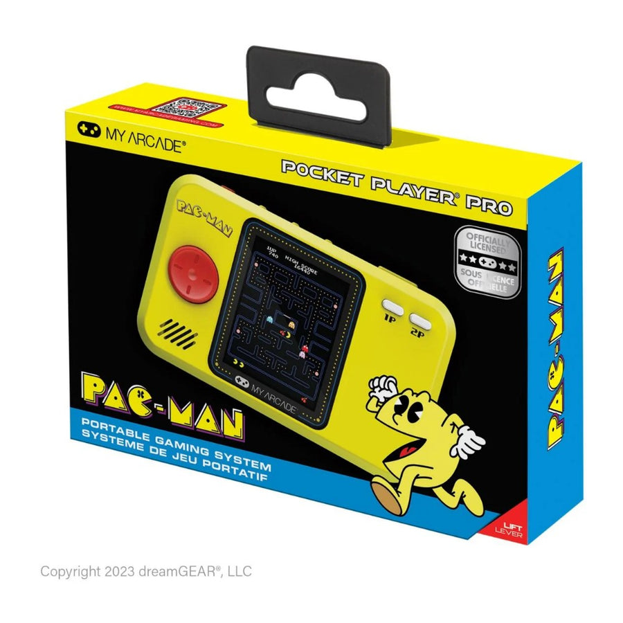 Pocket Player Pro My Arcade, console de poche à écran vertical 2,75 pouces, édition Pac-Man