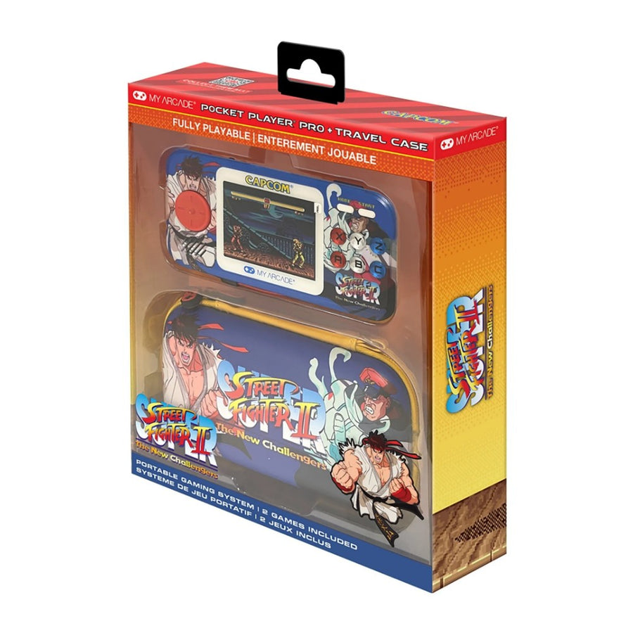 Pocket Player Pro My Arcade, console de poche à écran vertical 2,75 pouces, édition Super Street Fighter II
