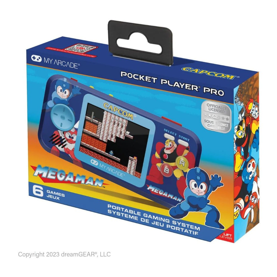 Pocket Player Pro My Arcade, console de poche à écran vertical 2,75 pouces, édition Mega Man