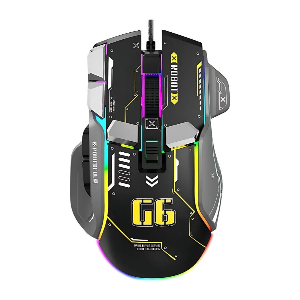 Souris Gaming Mecha Noir