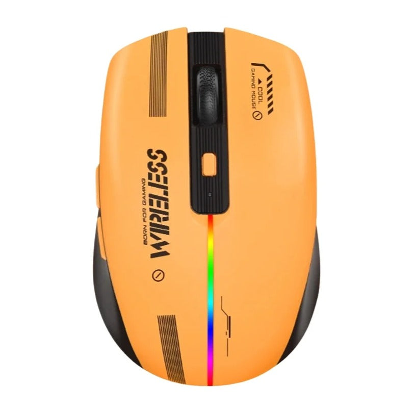 Souris Gaming Sans-fil T19 Orange Racing