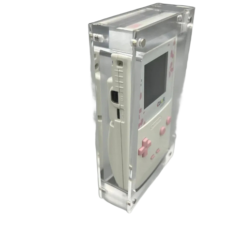 Acrylvitrine für Game Boy Color — staubdichter Magnetdeckel