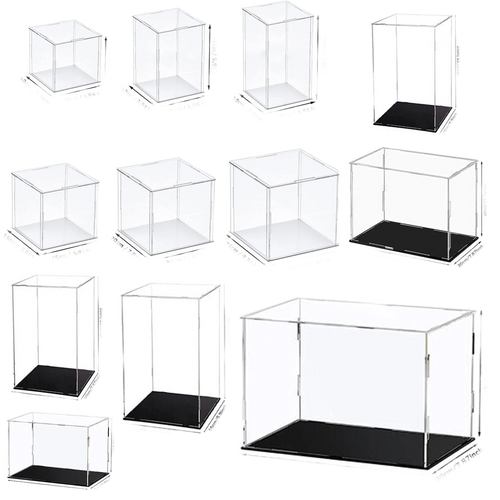 Transparente Acrylvitrine zum Zusammenbauen — Figuren und Konsolen