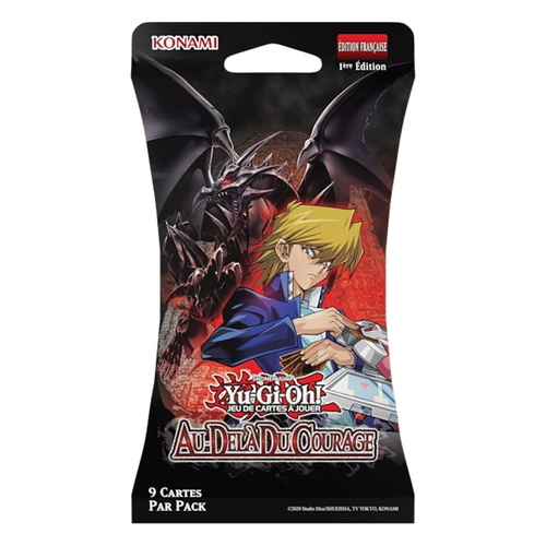 Yu-Gi-Oh! Au-delà du Courage — booster, tripack ou display